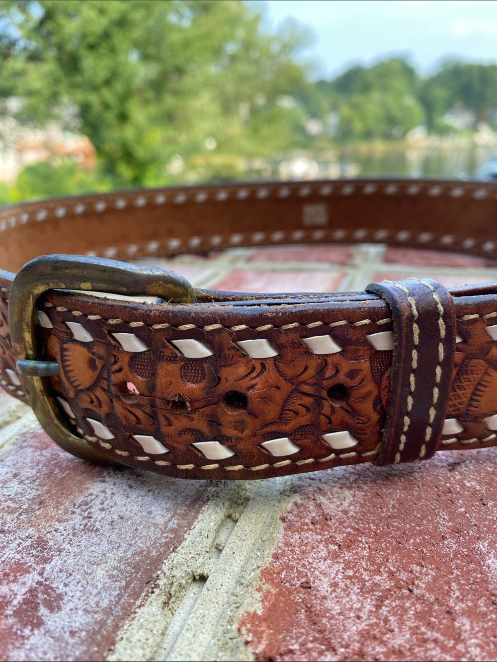 TEX TAN Genuine Cowhide Belt Size 34